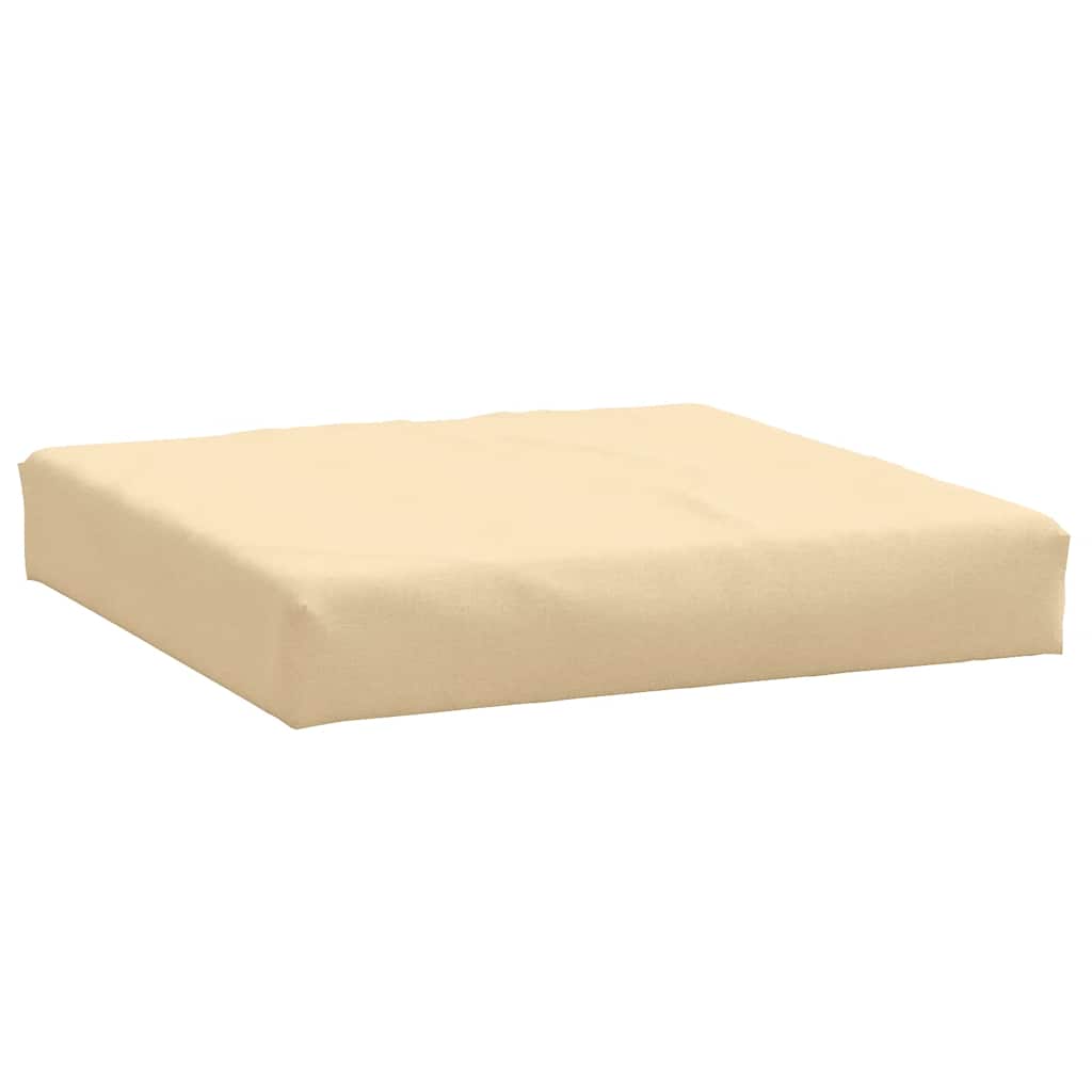 Cuscini per Pallet 2 pz Beige MÃ©lange in Tessuto