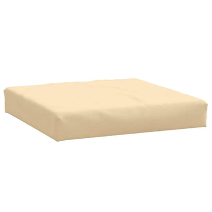 Cuscini per Pallet 2 pz Beige MÃ©lange in Tessuto