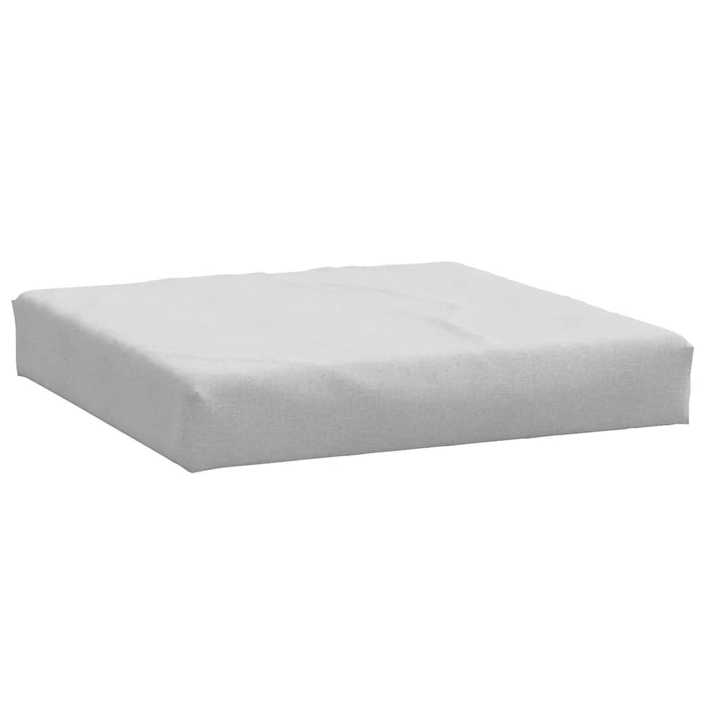 Cuscini per Pallet 3 pz Grigio Chiaro MÃ©lange in Tessuto