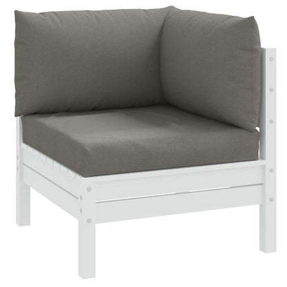 Cuscini per Pallet 3 pz Grigio Scuro MÃ©lange in Tessuto