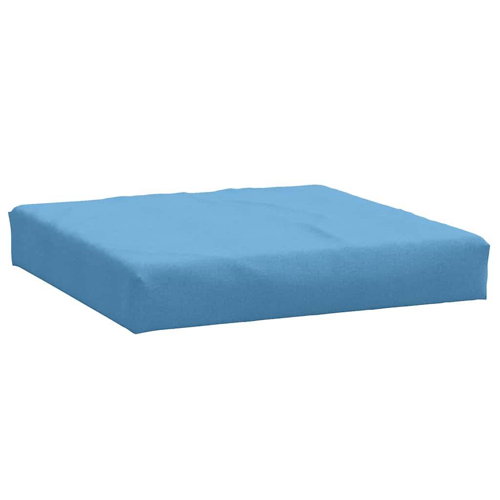 Cuscini per Pallet 3 pz Blu MÃ©lange in Tessuto