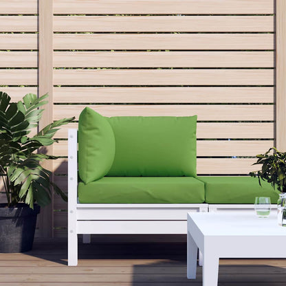 Cuscini per Pallet 3 pz Verde MÃ©lange in Tessuto
