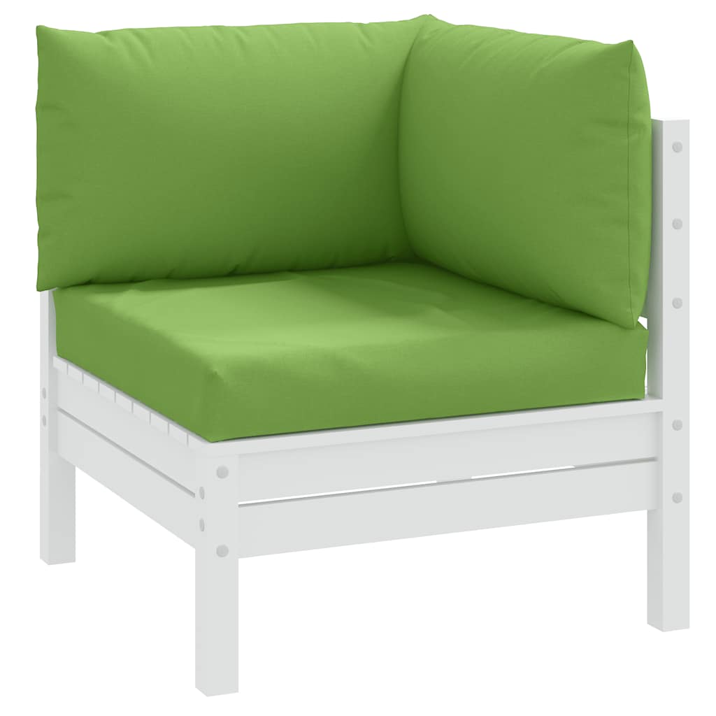 Cuscini per Pallet 3 pz Verde MÃ©lange in Tessuto