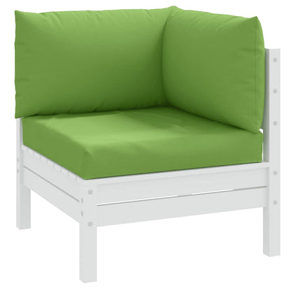 Cuscini per Pallet 3 pz Verde MÃ©lange in Tessuto