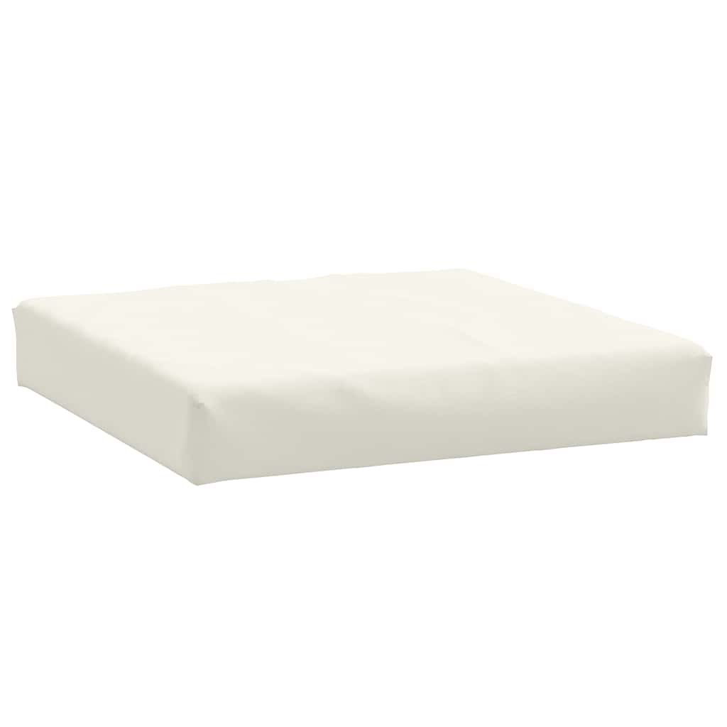 Cuscino per Pallet Crema MÃ©lange 60x60x9,5 cm in Tessuto