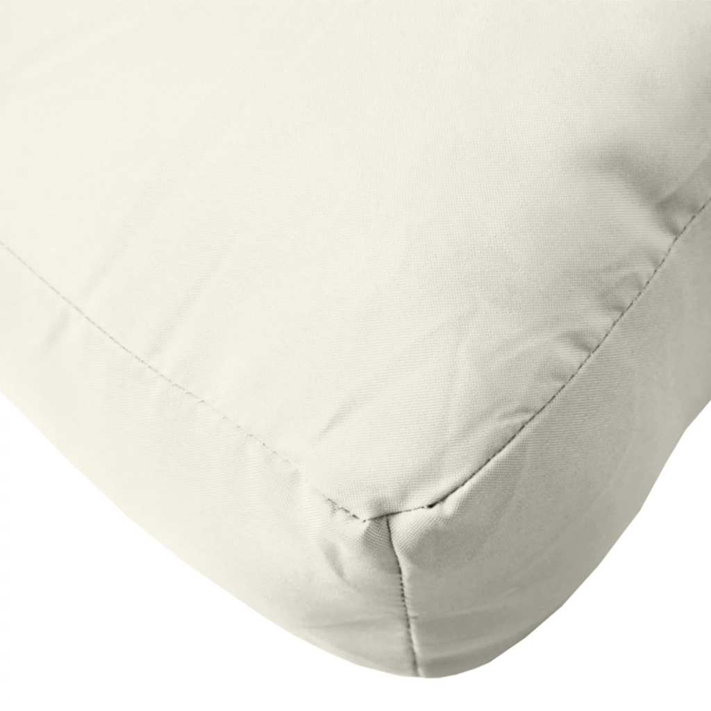 Cuscino per Pallet Crema MÃ©lange 60x60x9,5 cm in Tessuto