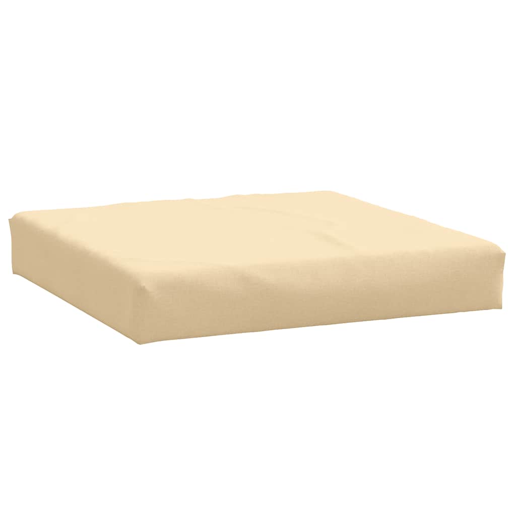 Cuscino per Pallet Beige MÃ©lange 60x60x9,5 cm in Tessuto