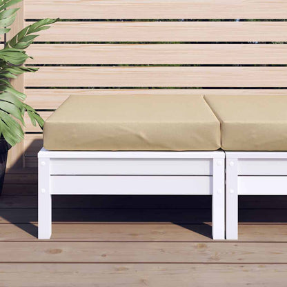 Cuscino per Pallet Beige MÃ©lange 60x60x9,5 cm in Tessuto