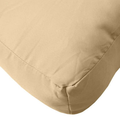 Cuscino per Pallet Beige MÃ©lange 60x60x9,5 cm in Tessuto