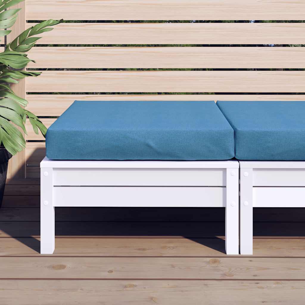Cuscino per Pallet Blu MÃ©lange 60x60x9,5 cm in Tessuto
