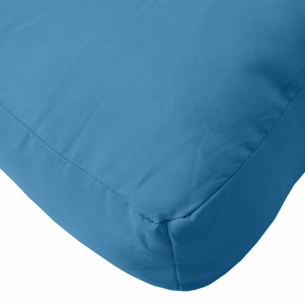Cuscino per Pallet Blu MÃ©lange 60x60x9,5 cm in Tessuto