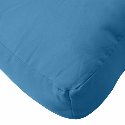 Cuscino per Pallet Blu MÃ©lange 60x60x9,5 cm in Tessuto