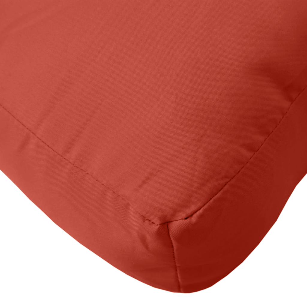 Cuscino per Pallet Rosso MÃ©lange 60x60x9,5 cm in Tessuto