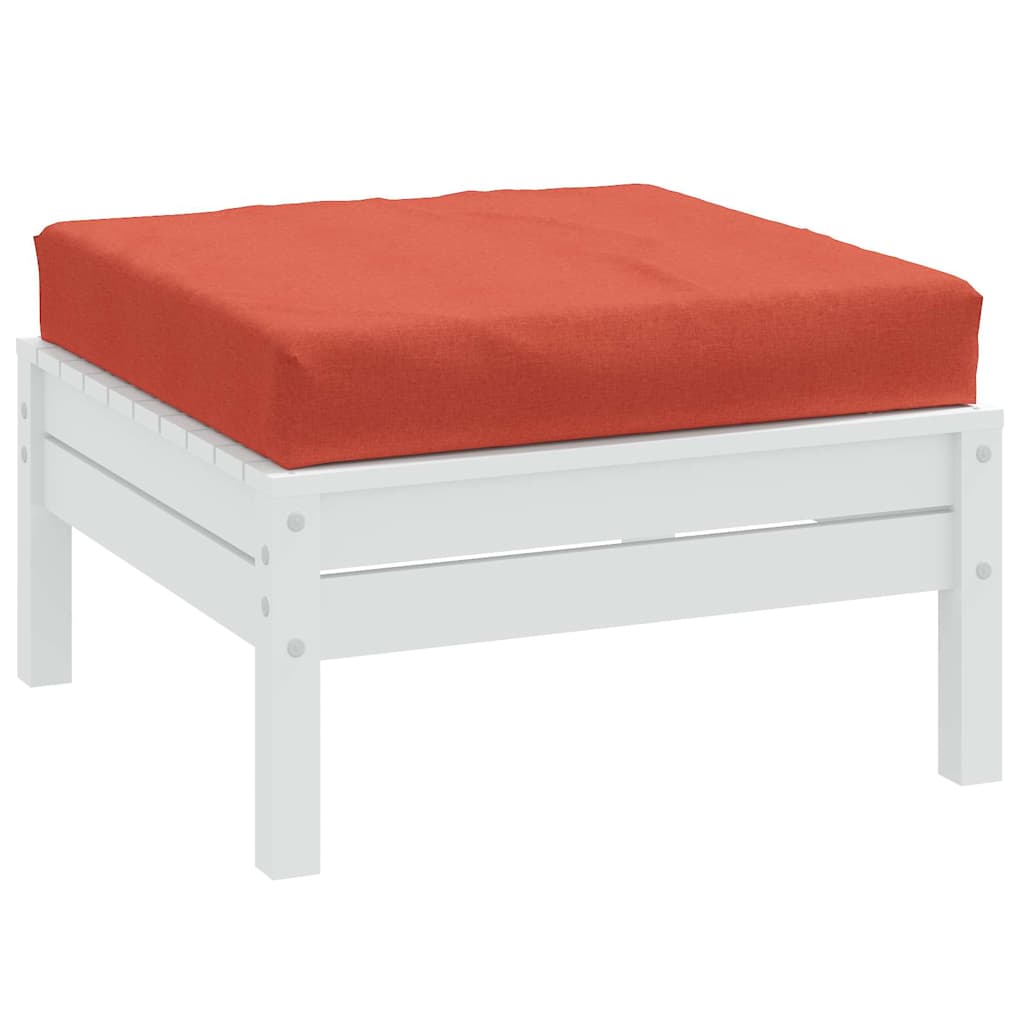 Cuscino per Pallet Rosso MÃ©lange 60x60x9,5 cm in Tessuto