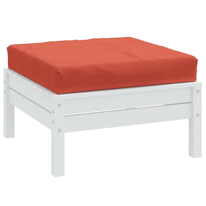 Cuscino per Pallet Rosso MÃ©lange 60x60x9,5 cm in Tessuto