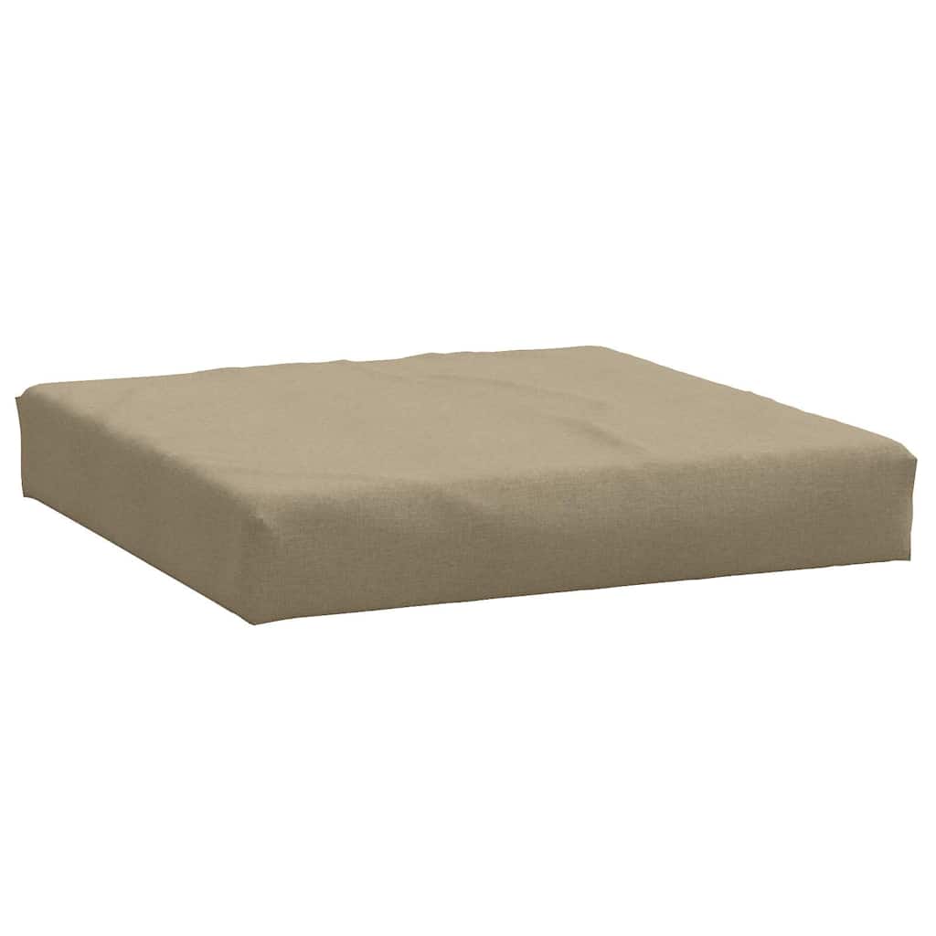 Cuscino per Pallet Tortora MÃ©lange 60x60x9,5 cm in Tessuto