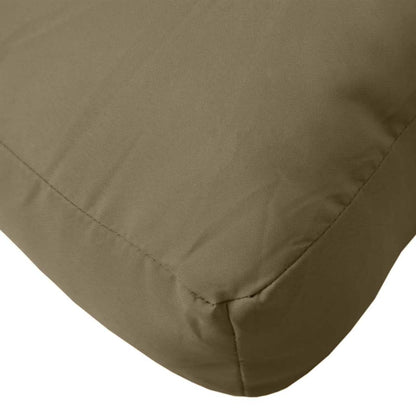 Cuscino per Pallet Tortora MÃ©lange 60x60x9,5 cm in Tessuto
