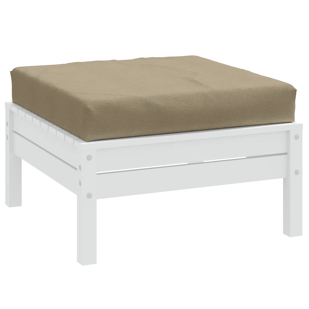 Cuscino per Pallet Tortora MÃ©lange 60x60x9,5 cm in Tessuto