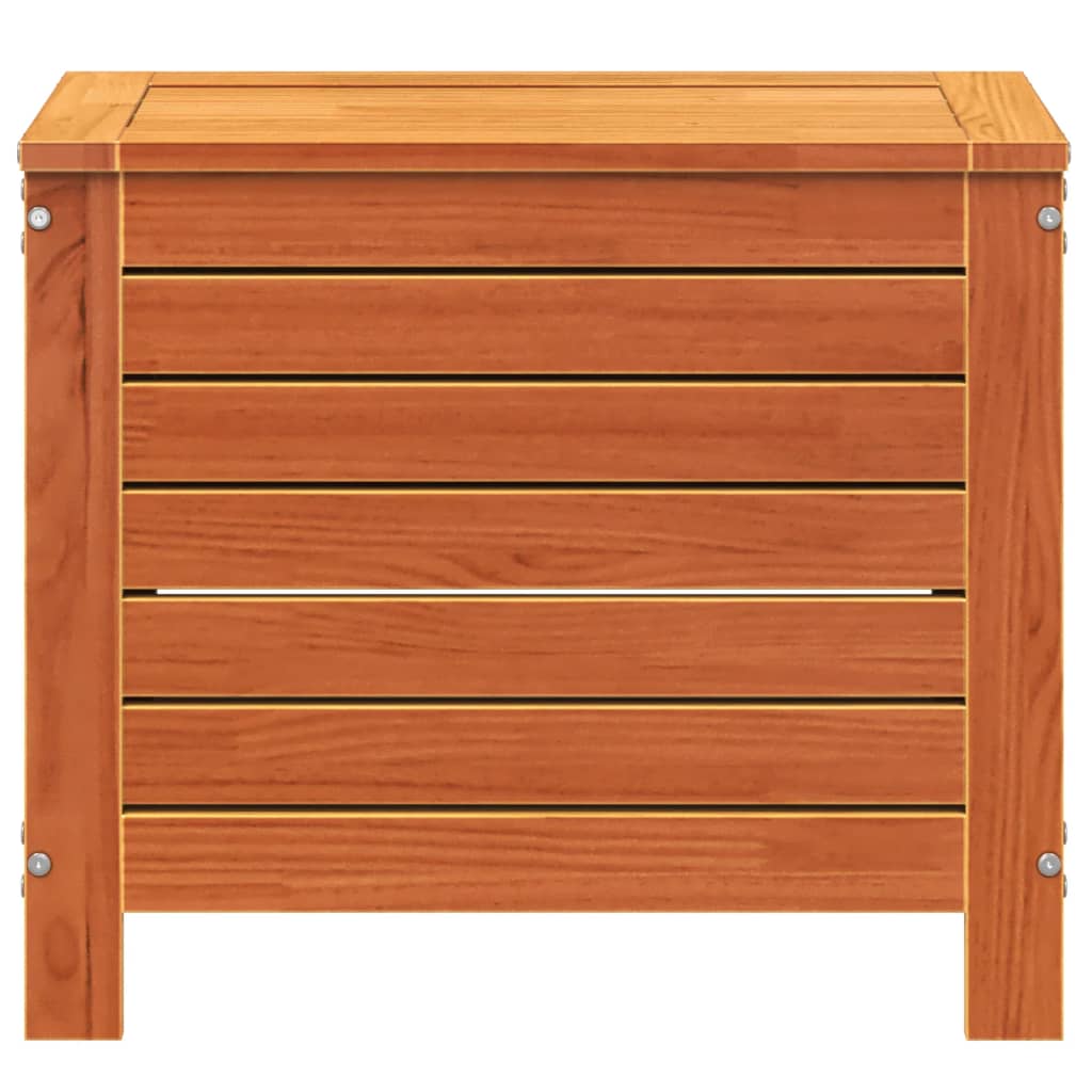 Poggiapiedi Giardino Marrone Cera 62x31,5x52 cm Massello Pino