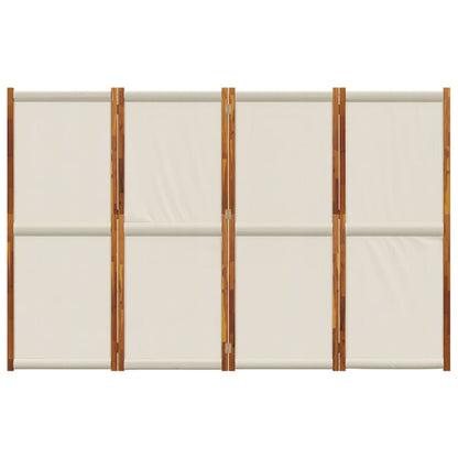 Divisorio a 4 Pannelli Grigio Chiaro 280x180 cm