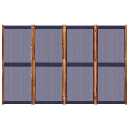 Divisorio a 4 Pannelli Blu Scuro 280x180 cm