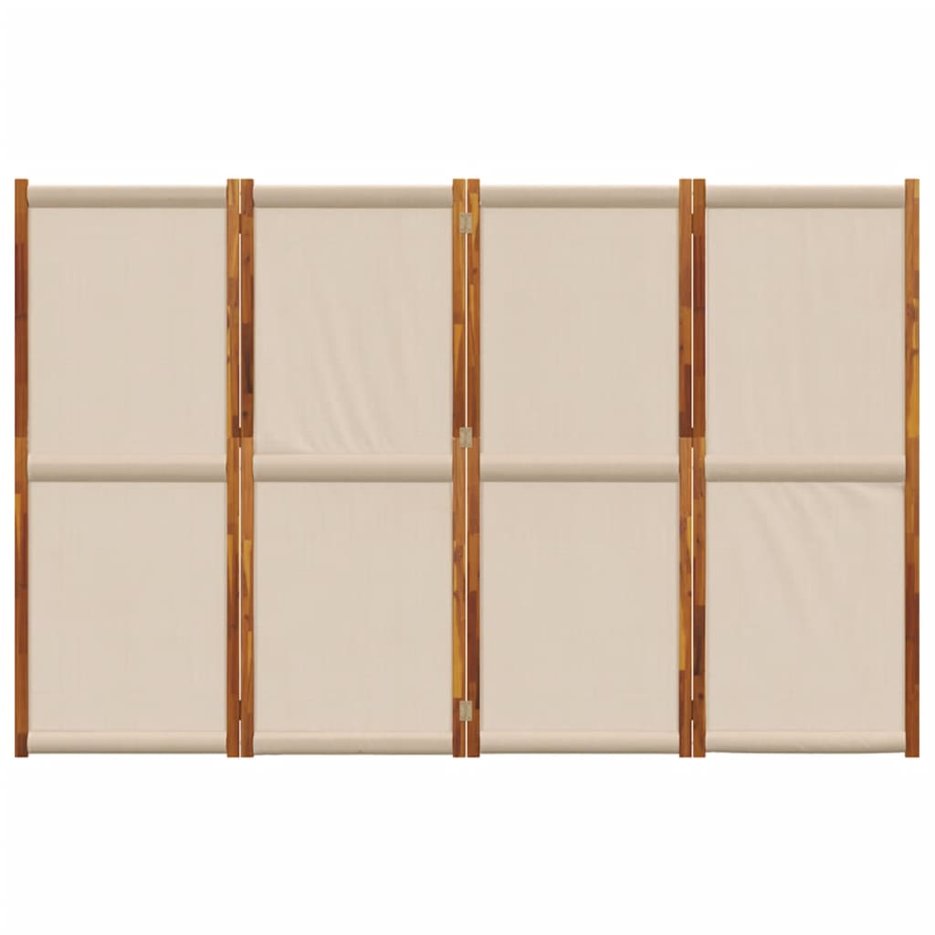 Divisorio a 4 Pannelli Tortora 280x180 cm