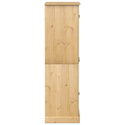 Armadio Corona 76x50x170 cm in Legno Massello di Pino