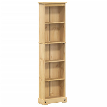 Libreria Corona 46x20x170 cm in Legno Massello di Pino