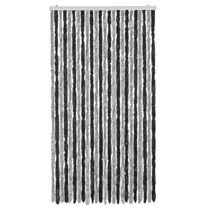 Tenda Antimosche Grigia e Nera 100x200 cm in Ciniglia