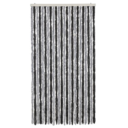 Tenda Antimosche Grigia e Nera 100x220 cm in Ciniglia