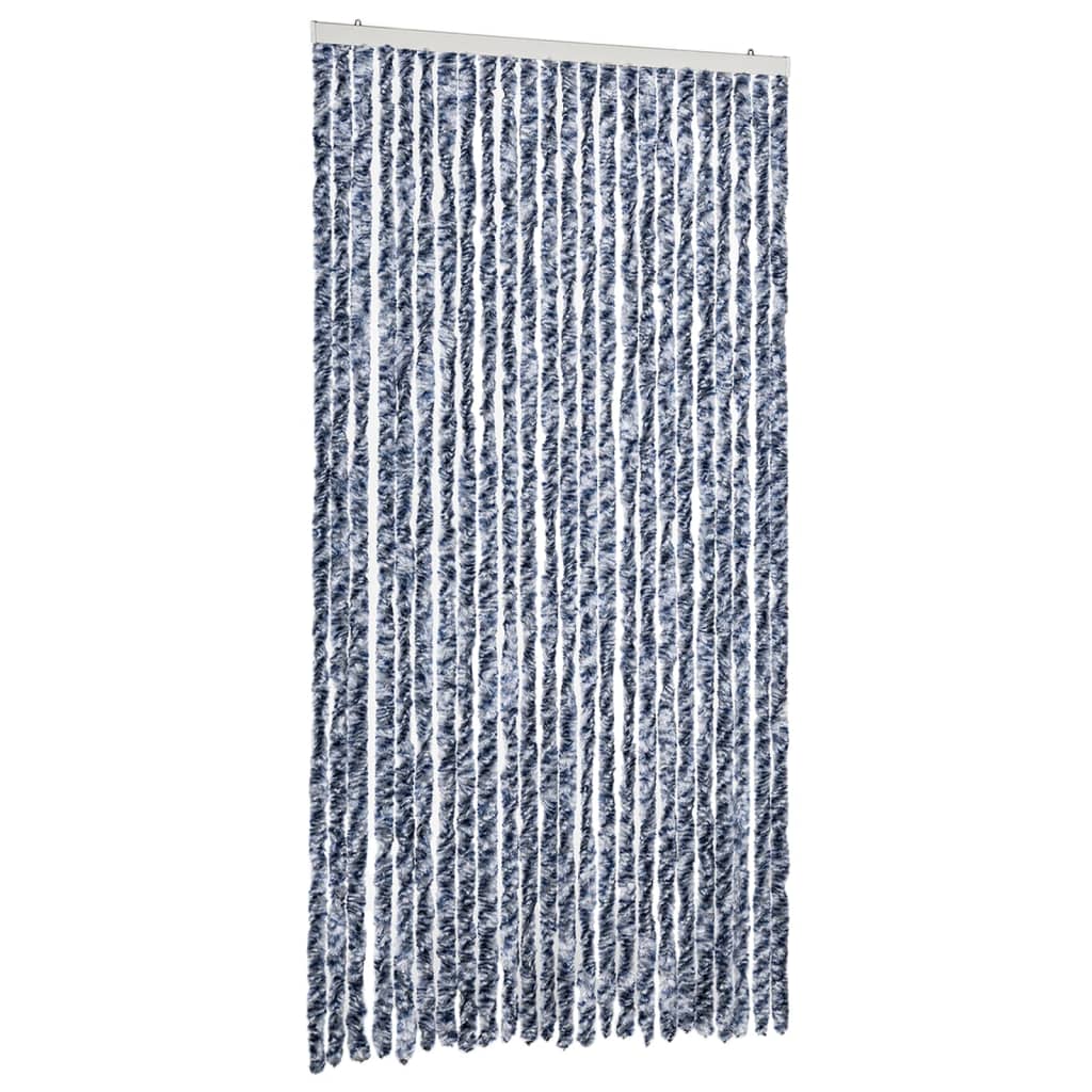 Tenda Antimosche Blu e Bianca 100x230 cm in Ciniglia