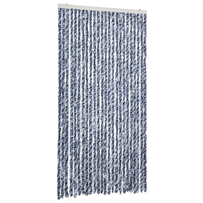 Tenda Antimosche Blu e Bianca 100x230 cm in Ciniglia