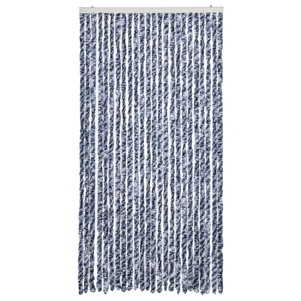 Tenda Antimosche Blu e Bianca 100x230 cm in Ciniglia