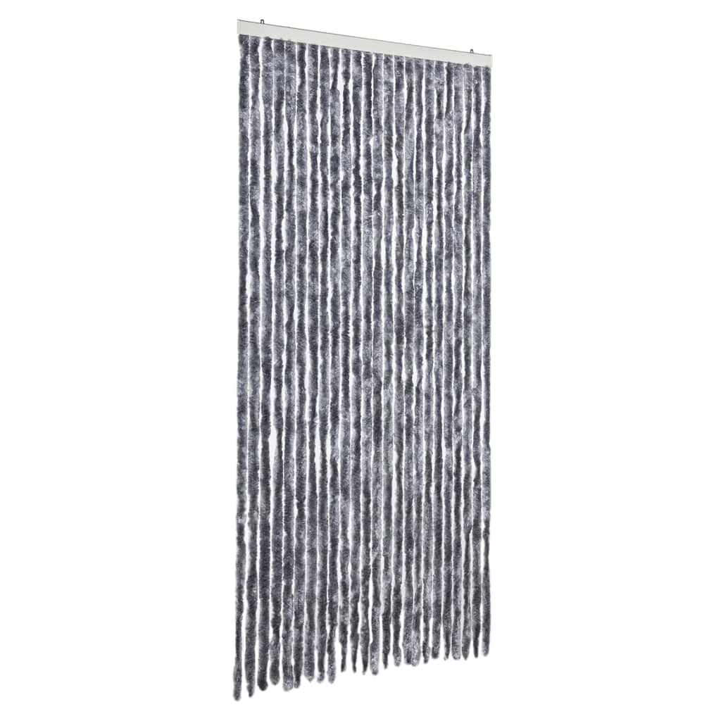 Tenda Antimosche Grigio Argento 100x200 cm in Ciniglia