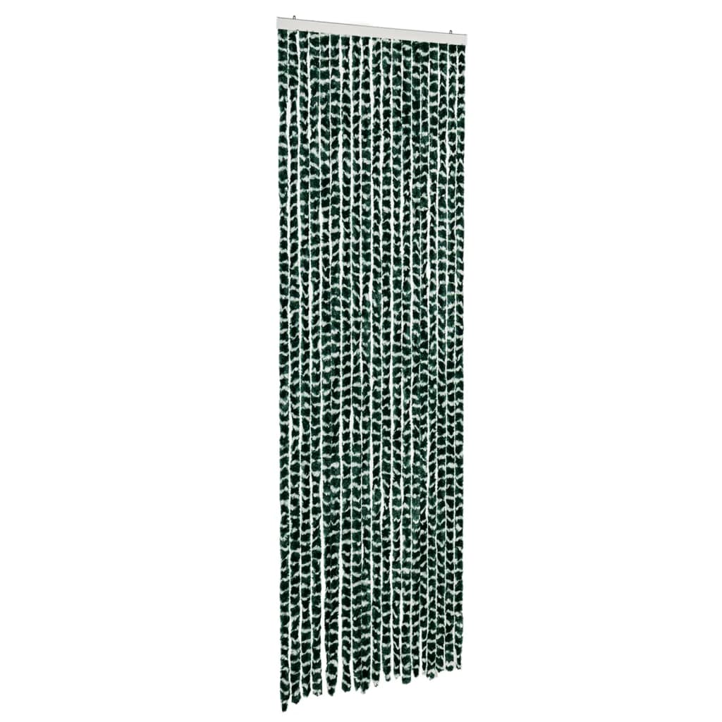Tenda Antimosche Verde e Bianca 56x200 cm in Ciniglia
