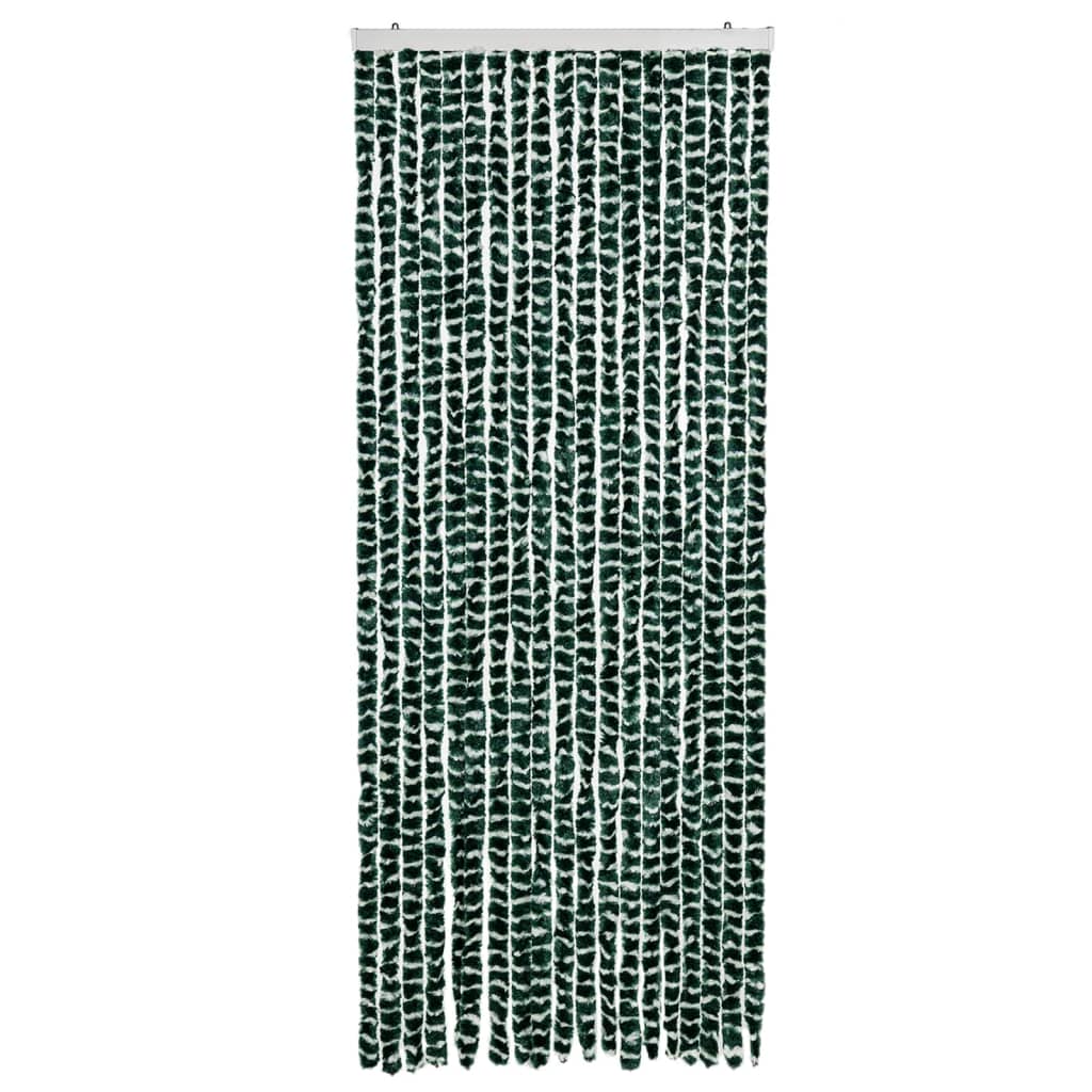 Tenda Antimosche Verde e Bianca 56x200 cm in Ciniglia