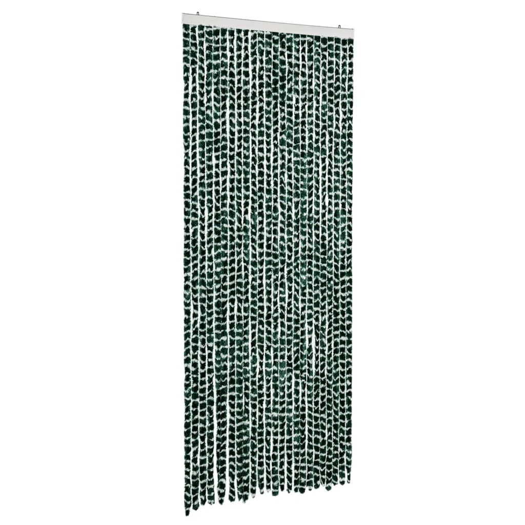 Tenda Antimosche Verde e Bianca 100x230 cm in Ciniglia