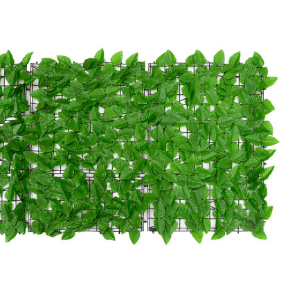 Schermo Privacy da Balcone con Foglie Verde 600x75 cm