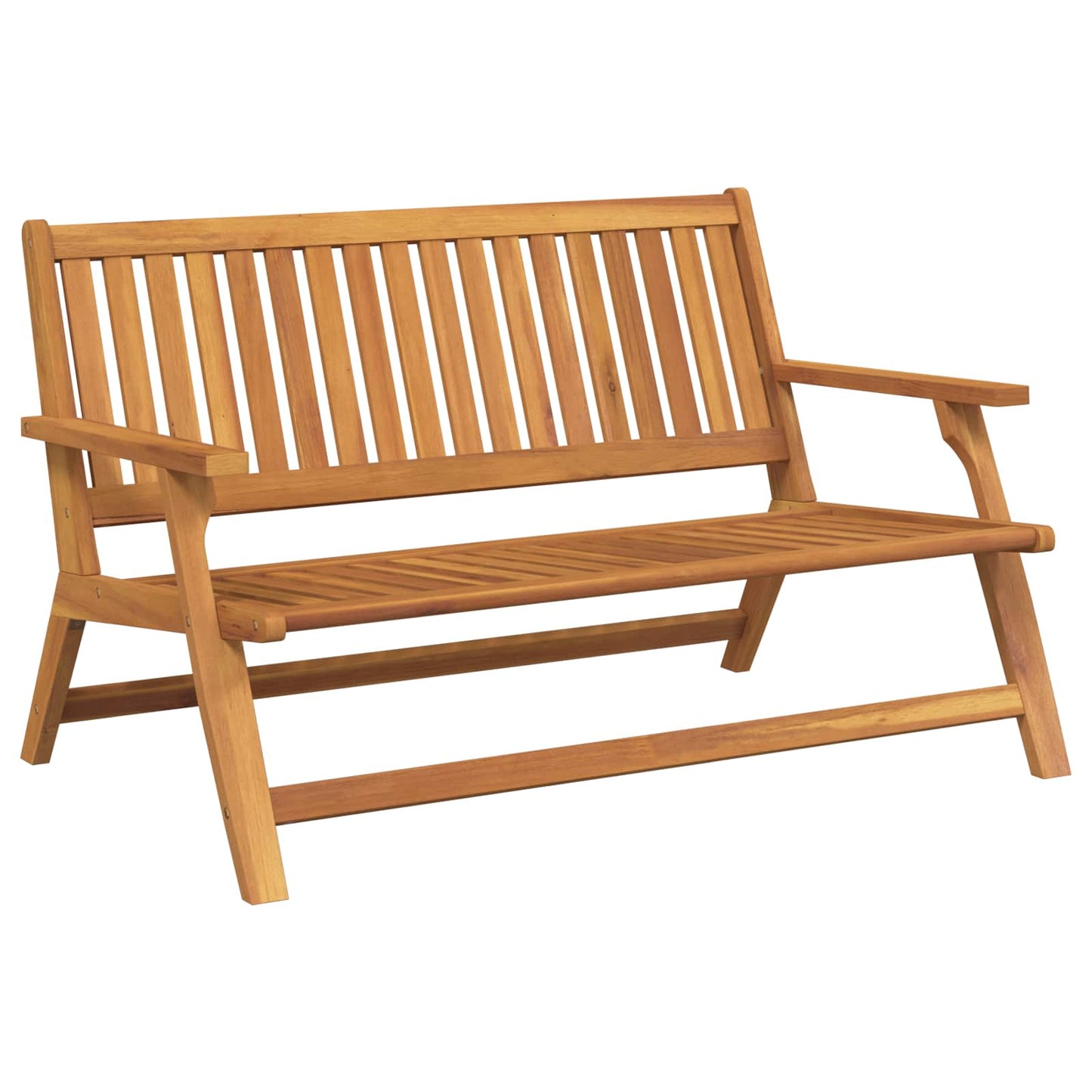 Panca Relax Marrone Legno di Acacia Massello