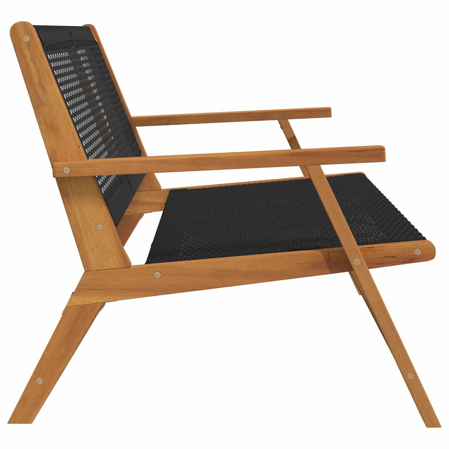 Arredamento da Giardino Nero 122 x 78 x 73 cm