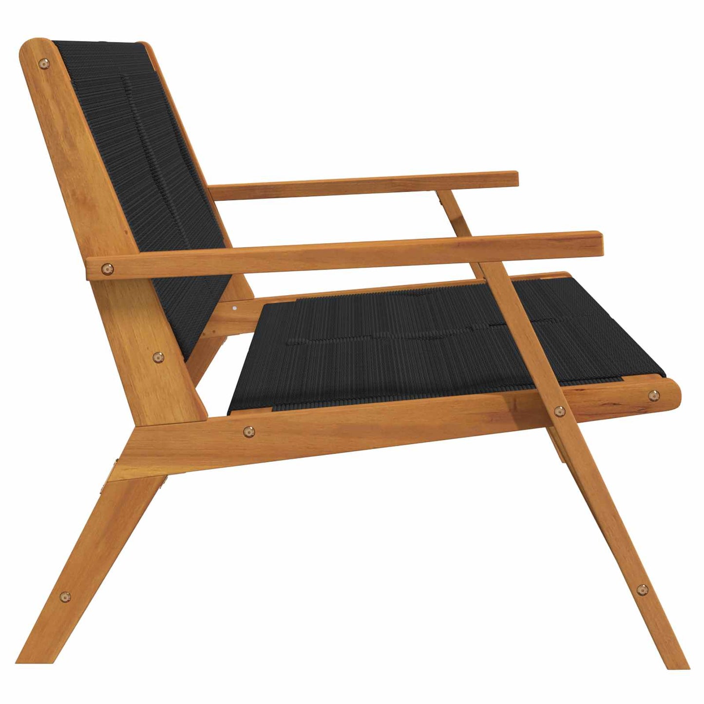 Arredamento da Giardino Nero 122 x 78 x 73 cm