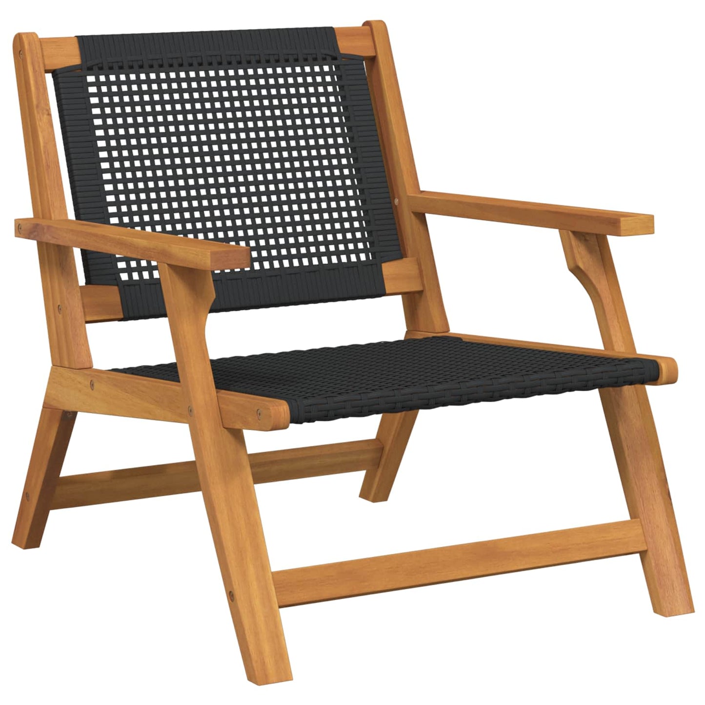 Arredamento da Giardino 2 pcs Nero 67 x 78 x 73 cm