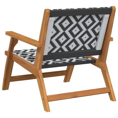 Arredamento da Giardino 2 pcs Nero e Bianco 67 x 78 x 73 cm