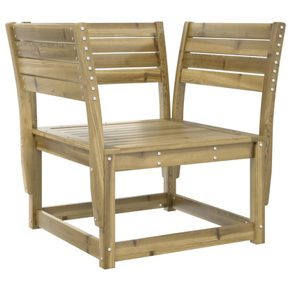 Set Divani da Giardino 5 pz in Legno Impregnato di Pino