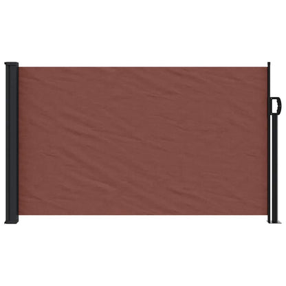 Tenda da Sole Laterale Retrattile Marrone 117x300 cm