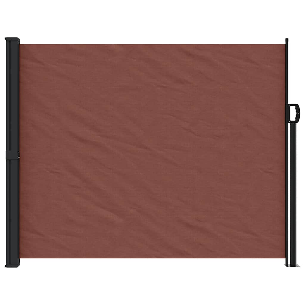 Tenda da Sole Laterale Retrattile Marrone 160x300 cm