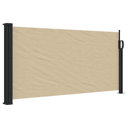 Tenda da Sole Laterale Retrattile Beige 100x500 cm