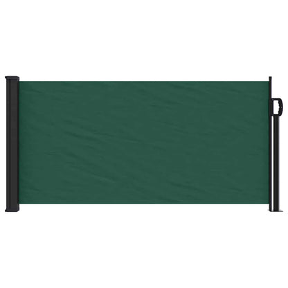 Tenda da Sole Laterale Retrattile Verde Scuro 100x500 cm