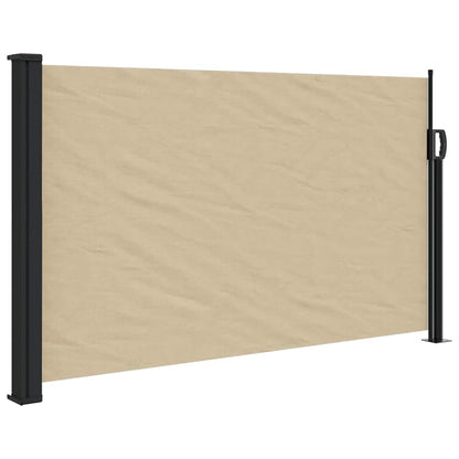 Tenda da Sole Laterale Retrattile Beige 120x500 cm