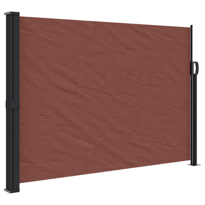 Tenda da Sole Laterale Retrattile Marrone 140x500 cm